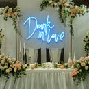 Custom Wedding Neon Sign For Reception, Drunk In Love Neon Sign, Wedding Neon Sign Ideas, Wedding Welcome Sign