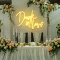 Custom Wedding Neon Sign For Reception, Drunk In Love Neon Sign, Wedding Neon Sign Ideas, Wedding Welcome Sign