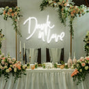 Custom Wedding Neon Sign For Reception, Drunk In Love Neon Sign, Wedding Neon Sign Ideas, Wedding Welcome Sign