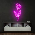 Flower line Led Neon Sign Light