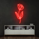 Flower line Led Neon Sign Light