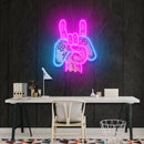 Game Hand Sign Artwork Led Neon Sign Light