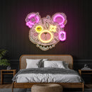 Gangsta Bear Artwork Led Neon Sign Light