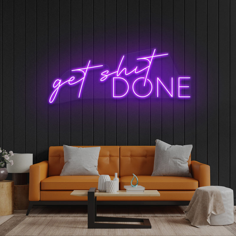 Get Shit Done Led Neon Sign Light