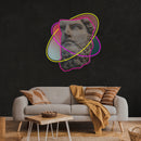 Half face Neon Artwork Led Neon Sign Light