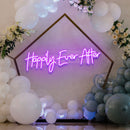Neon Sign Wedding Backdrop, Happily Even After Led Neon Sign Light, Wedding decoration