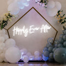 Neon Sign Wedding Backdrop, Happily Even After Led Neon Sign Light, Wedding decoration