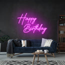 Happy Birthday Led Neon Sign Light