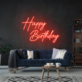Happy Birthday Led Neon Sign Light