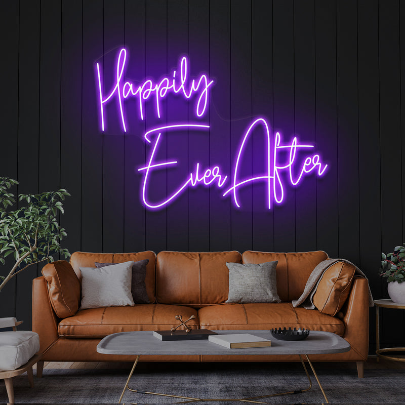 Happily Ever After Led Neon Sign Light