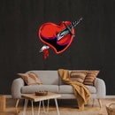 Heart Sword Artwork Led Neon Sign Light