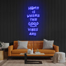 Home Is Where The Good Vibes Are Led Neon Sign Light