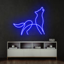 Howling Dog Led Neon Sign Light