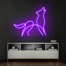 Howling Dog Led Neon Sign Light