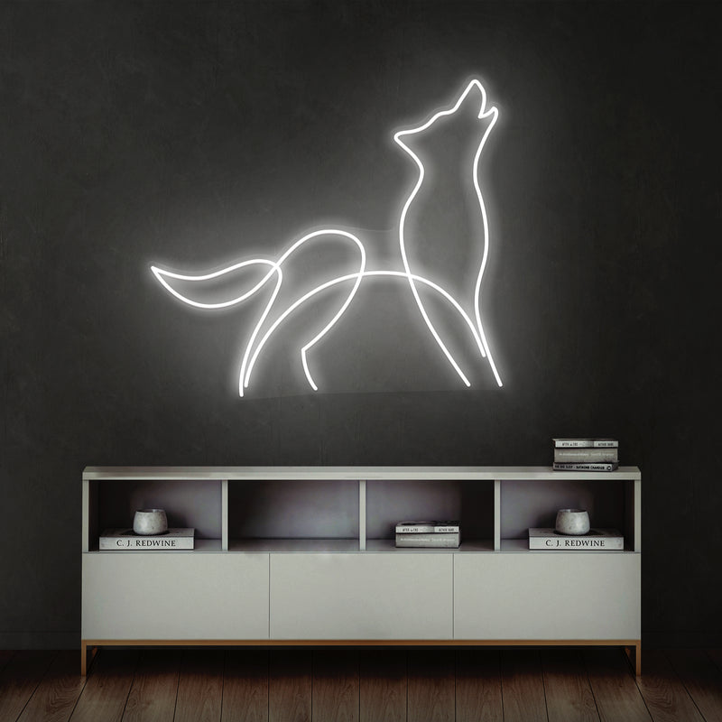 Howling Dog Led Neon Sign Light