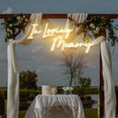 In Loving Memory Led Neon Sign Light, Neon Light Sign For Wedding