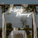 In Loving Memory Led Neon Sign Light, Neon Light Sign For Wedding
