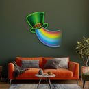 Rainbow Lucky St Patrick's Day Artwork Led Neon Sign Light