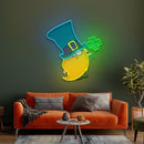 Goblins Luck Saint Patrick's Day Artwork Led Neon Sign Light