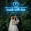 Made With Love 2 Wedding Led Neon Sign Light