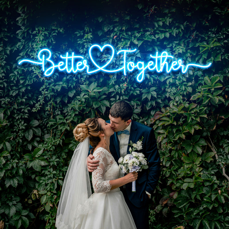 Better Together 3 Wedding Led Neon Sign Light
