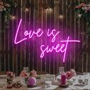 Love Is Sweet Led Neon Sign Light