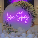 Love Story Led Neon Sign Light