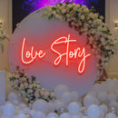 Love Story Led Neon Sign Light