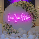 Love You More Led Neon Sign Light