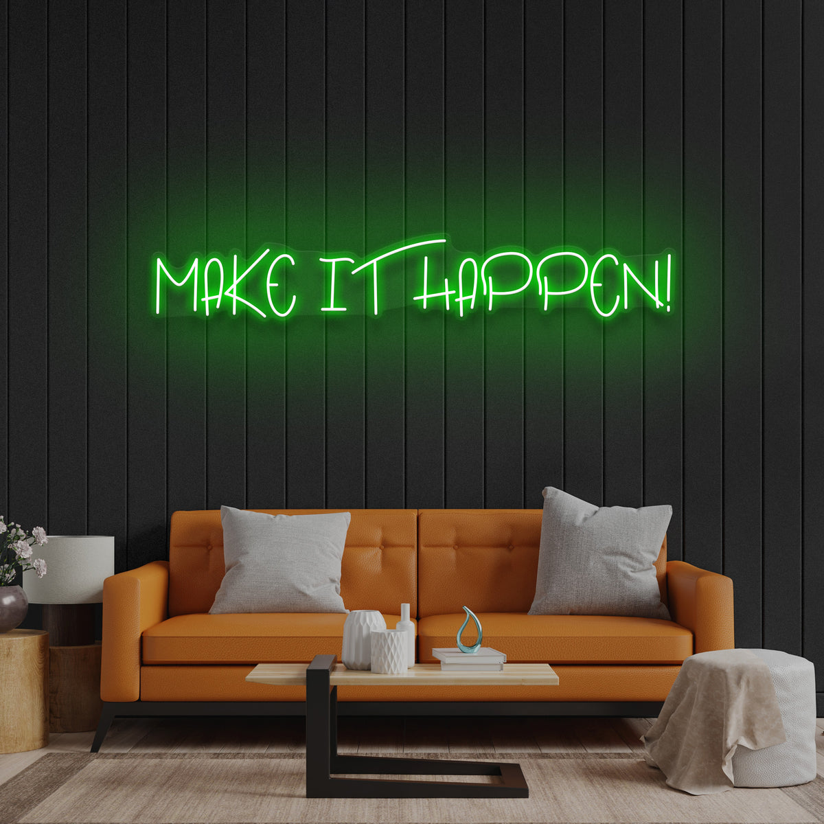 Make It Happen Neon Sign Light