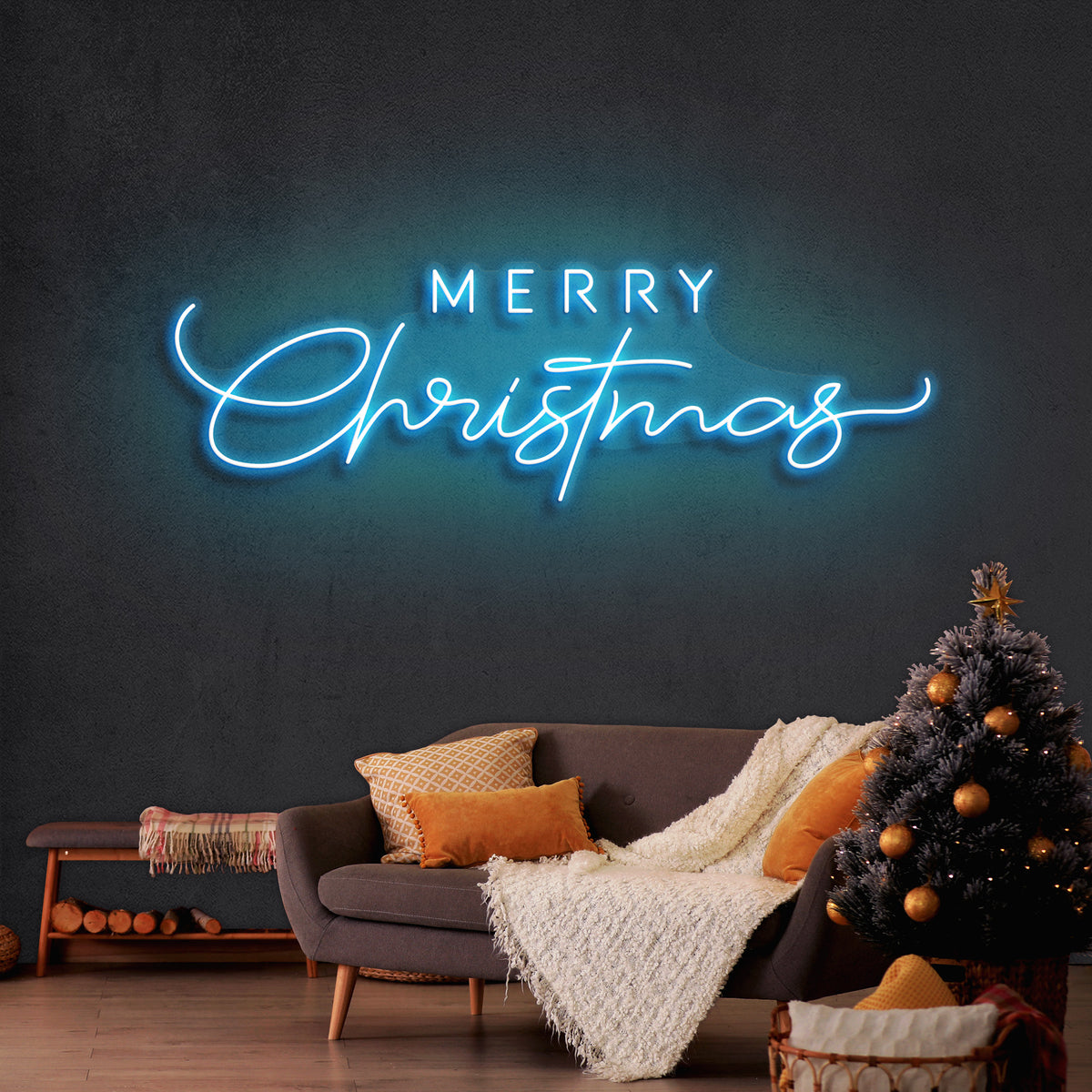 WLHOPE Merry Christmas Sign Grinch Lights Neon Signs For Wall...