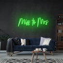 Miss To Mrs Led Neon Sign Light