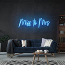 Miss To Mrs Led Neon Sign Light