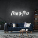 Miss To Mrs Led Neon Sign Light