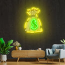 Cash Bag Artwork Led Neon Sign Light