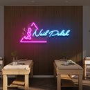 Nail Polish Artwork Led Neon Sign Light