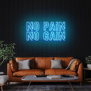 No Pain No Gain Led Neon Sign Light
