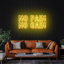 No Pain No Gain Led Neon Sign Light
