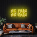 No Pain No Gain Led Neon Sign Light