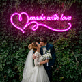 Made With Love Wedding Led Neon Sign Light