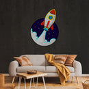 Rocket Artwork Led Neon Sign Light
