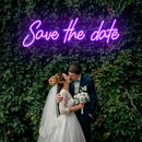 Save The Date Led Neon Sign Light