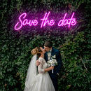 Save The Date Led Neon Sign Light