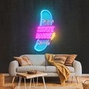 Skate More Artwork Led Neon Sign Light