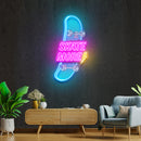 Skate More Artwork Led Neon Sign Light