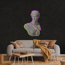 Statue of Woman Neon Artwork Led Neon Sign Light