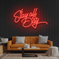 Stay All Day Led Neon Sign Light