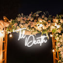 Custom Neon Name Sign Wedding, Til Death Wedding Neon Sign Light, Wedding Neon Sign Ideas