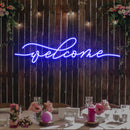 Welcome Led Neon Sign Light