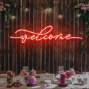 Welcome Led Neon Sign Light